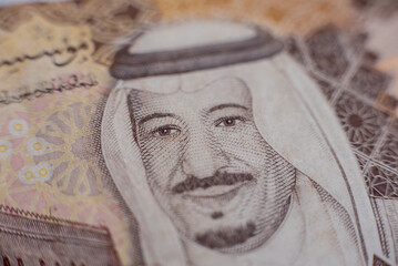 World money collection. Fragments of Saudi Arabia money