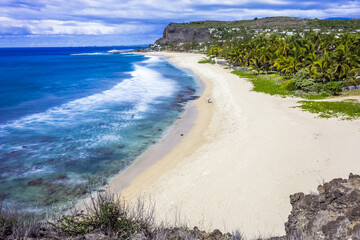 Plage de Cap Homard, Saint-Gilles-les-Bains, île de la Réunion 