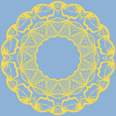 Floral mandala - the Sacred Vector illustration