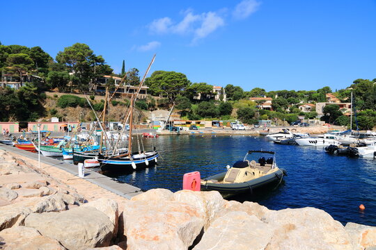 Port du Niel sur la presqu'&icirc;le de Giens