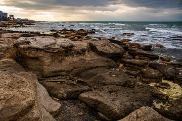 Каспийский берег зимой