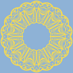 Floral mandala - the Sacred Vector illustration