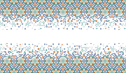 Background geometric pattern broken Moroccan mosaic