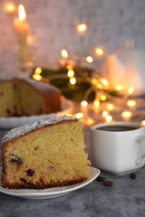 Delicious and healthy homemade cake