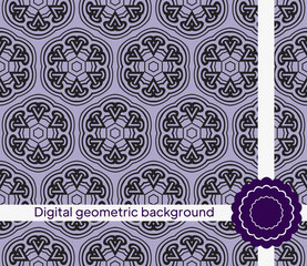 Geometric Background for printing on paper, wallpaper, covers, textiles, fabrics, for decoration, decoupage, scrapbooking. Vector illustration