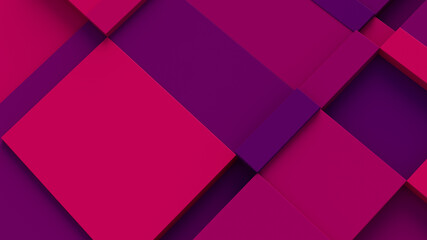 Multicolored tech background, with a geometric 3D structure. Clean, vibrant design with simple, bright, modern forms. 3D render