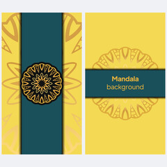 Invitation background With Beautiful ornament. Vector illustration