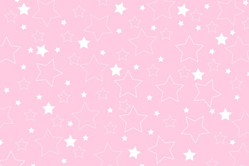 Pink background with white stars