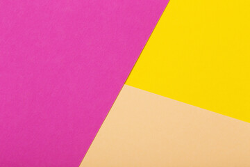 background from colored sheets of cardboard top view