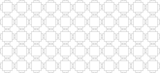 Seamless pattern of quadrangles