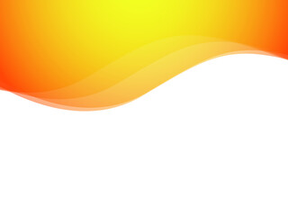 Abstract curve background, orange waves, curves design with copy space, vector, wavy elements and shapes for presentation, template
