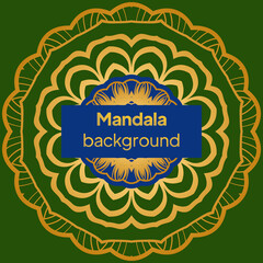 Flower Round Mandala. Vintage decorative elements. Oriental pattern, Vector illustration.