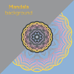 Invitation background With Beautiful ornament. Vector illustration