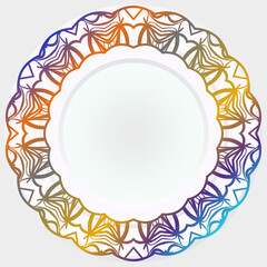 Mandala. India. Geometry. Ornament. Vector Decoration.