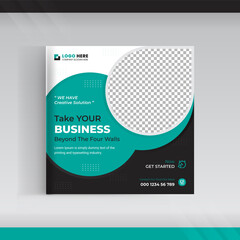 Digital marketing social media post template