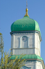 Bell tower of Trinity Cathedral in Novomoskovsk