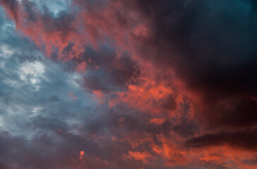 ciel en feu