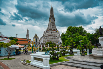 Temple of Dawn, Wat Arun is a buddhist temple and derives its name from the Hindu god Aruna often...