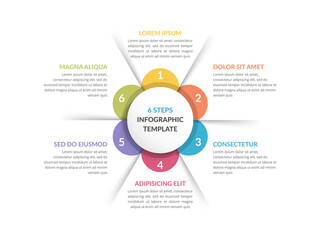 Circle Infographics - Six Elements