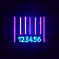 Barcode Neon Sign