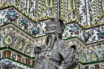 Temple of Dawn, Wat Arun is a buddhist temple and derives its name from the Hindu god Aruna often...