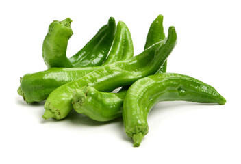 peppers on a white background