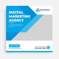 Digital marketing social media banner template