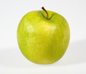 green apple isolated on white