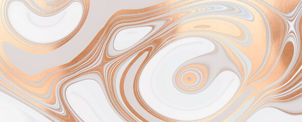 abstract rose gold liquid luxury marble background ,Alcohol ink, Fluid art , Kintsugi , Liquid marble