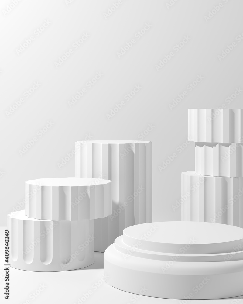 Poster abstract background minimal style for product branding presentation. mock up scene with empty space.