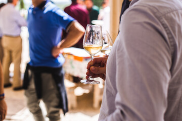 glass of wine