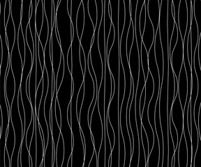 Wave simple wavy line, smooth pattern, Black & white, web design, greeting card, textile, Technology background, Eps 10 vector illustration