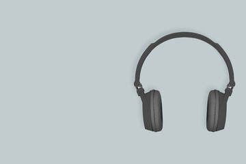 Background on the theme of silence, music or hearing safety.