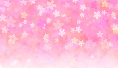 ピンクの桜の背景画像