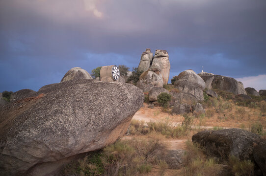 The Dead Who Is Thirsty Made By Wolf Vostell In 1976. Extremadura, Spain