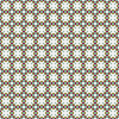 Abstract Cross Pattern generative computational art illustration