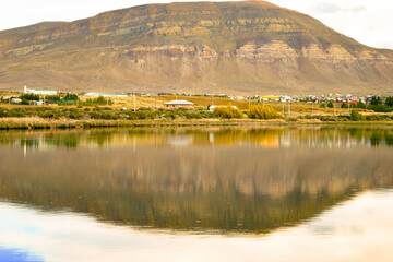 Lake and mountain