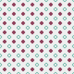 Abstract Cross Pattern generative computational art illustration