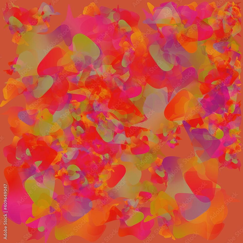 Fototapete modern style abstract randomly skewed and patterned geometric shapes background.