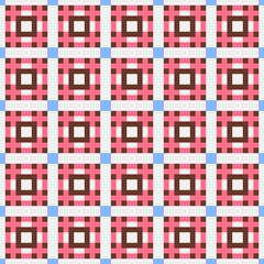 Abstract Cross Pattern generative computational art illustration