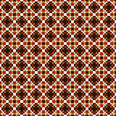 Abstract Cross Pattern generative computational art illustration