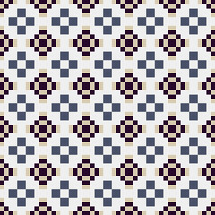 Abstract Cross Pattern generative computational art illustration