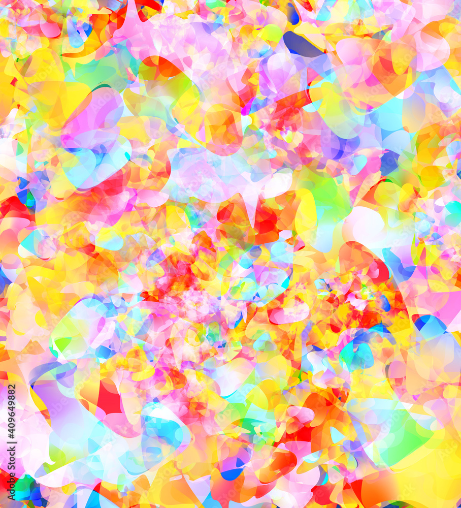 Fototapete modern style abstract randomly skewed and patterned geometric shapes background.