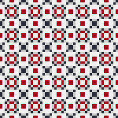 Abstract Cross Pattern generative computational art illustration