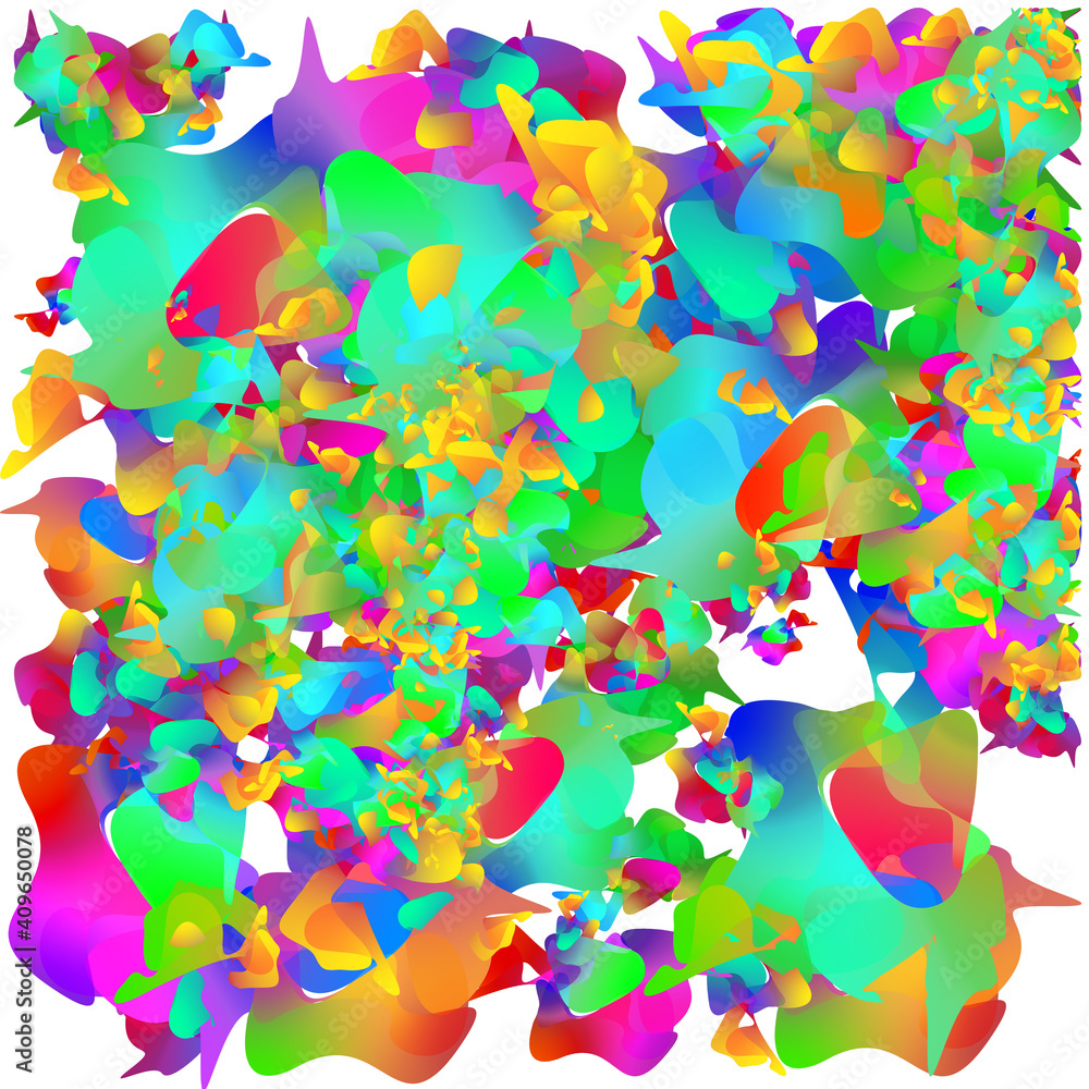 Fototapete modern style abstract randomly skewed and patterned geometric shapes background.