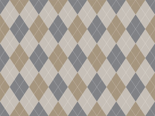 Argyle pattern seamless. Fabric texture background. Classic argill vector ornament