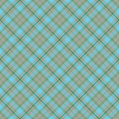 Plaid seamless pattern. Vector background of textile ornament. Flat fabric design.