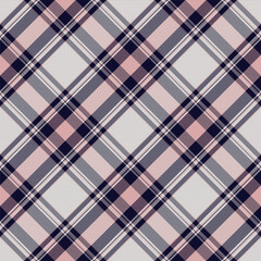 Plaid pattern seamless. Check fabric texture. Stripe square background. Vector textile design.
