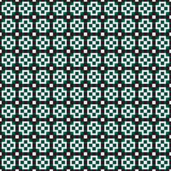 Fototapeta premium Abstract Cross Pattern generative computational art illustration