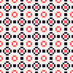 Abstract Cross Pattern generative computational art illustration